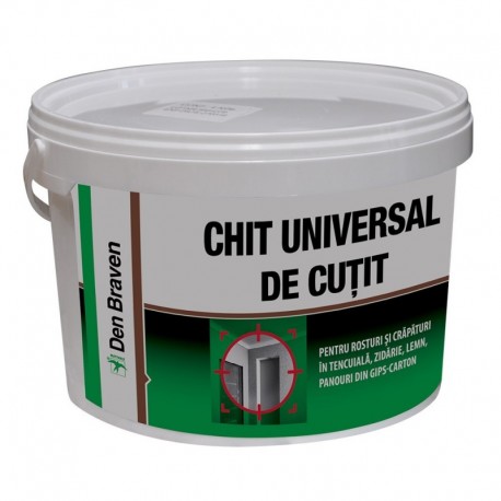 CHIT UNIVERSAL ACRILIC DE CUTIT, ALB, 0.4KG, DEN BRAVEN