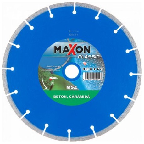 DISC DIAMANTAT BETON/CARAMIDA, MSZ115C MAXON, 115 MM
